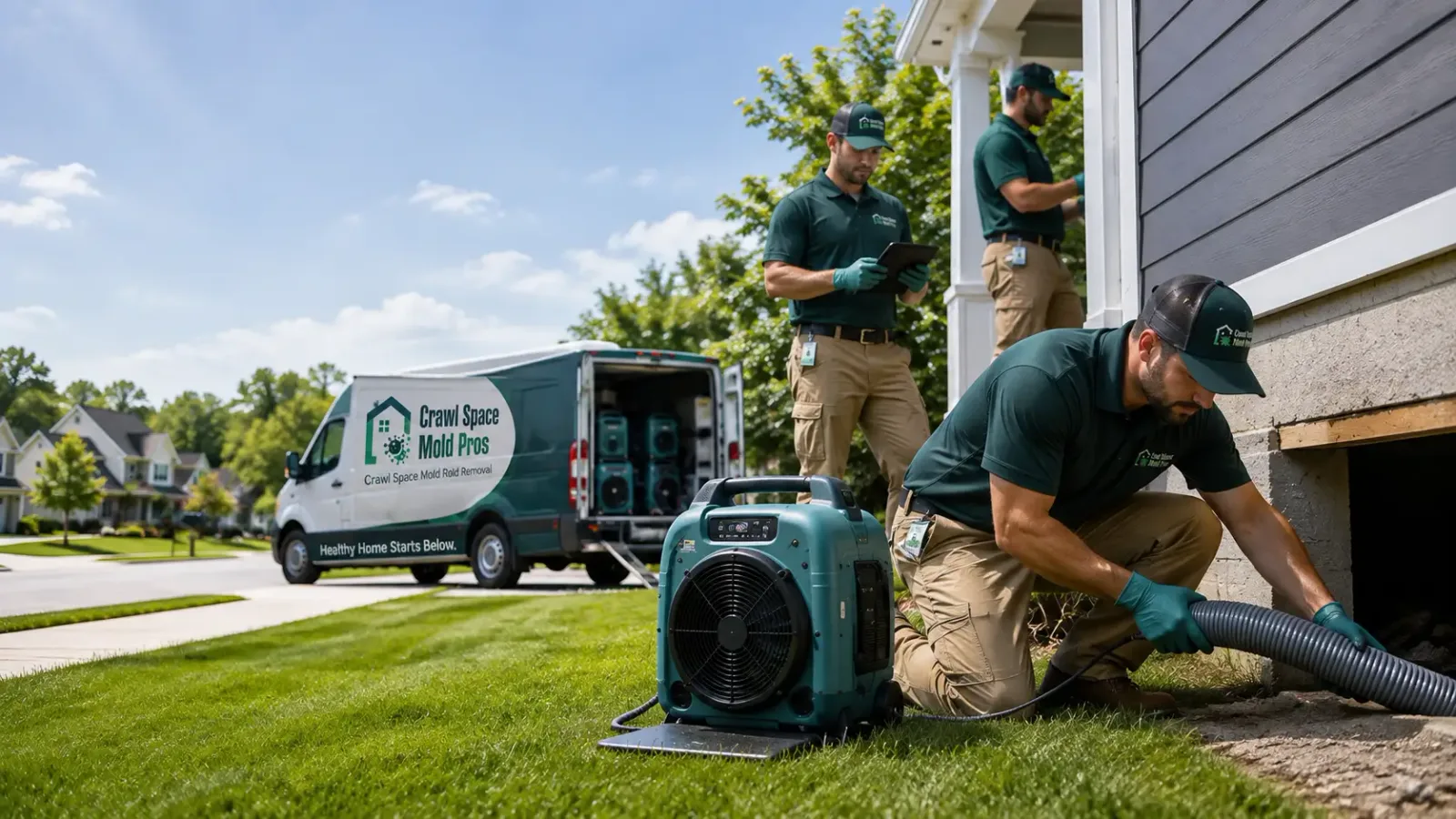 Crawl Space Mold Removal in Dale, IL